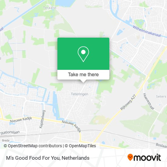 M's Good Food For You map