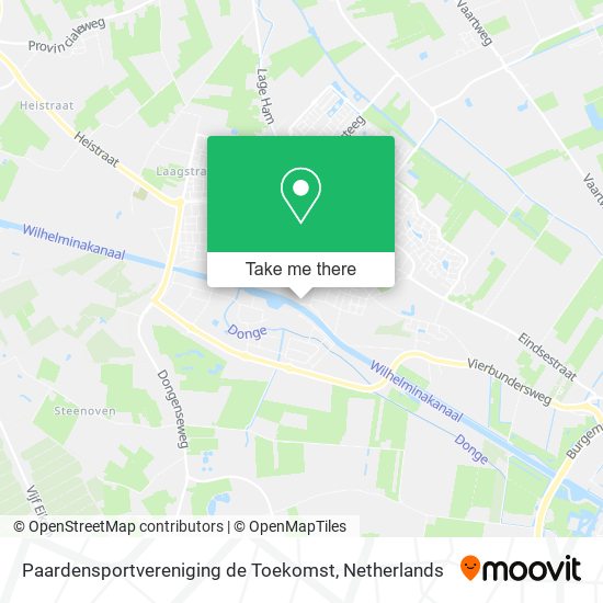 Paardensportvereniging de Toekomst Karte