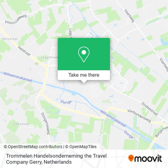 Trommelen Handelsonderneming the Travel Company Gerry map