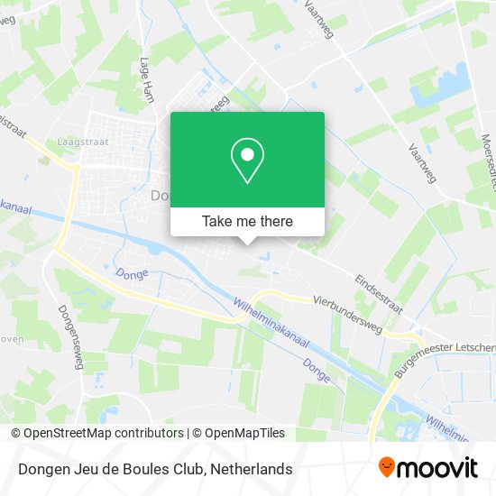 Dongen Jeu de Boules Club map