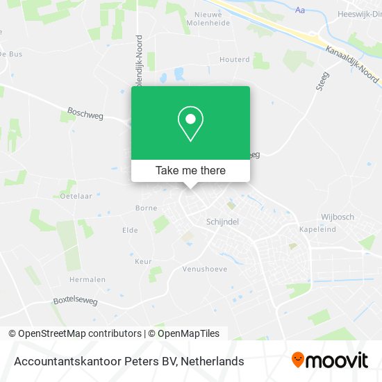 Accountantskantoor Peters BV map