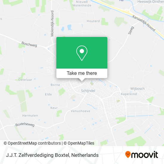 J.J.T. Zelfverdediging Boxtel Karte