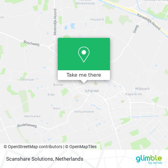 Scanshare Solutions map
