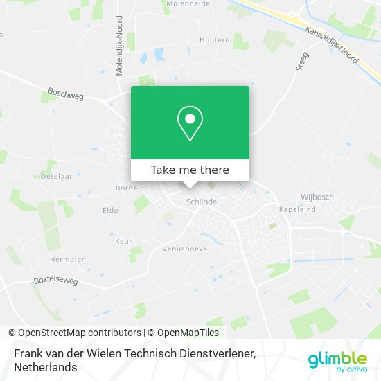 Frank van der Wielen Technisch Dienstverlener map