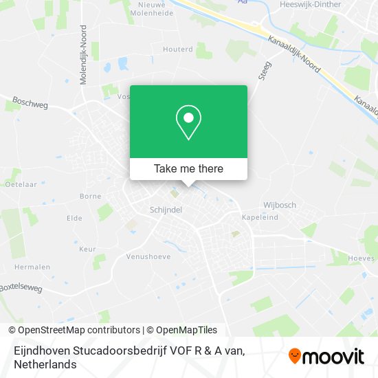 Eijndhoven Stucadoorsbedrijf VOF R & A van map