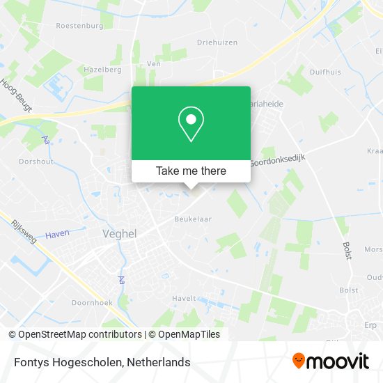 Fontys Hogescholen Karte