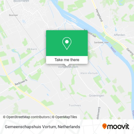 Gemeenschapshuis Vortum map