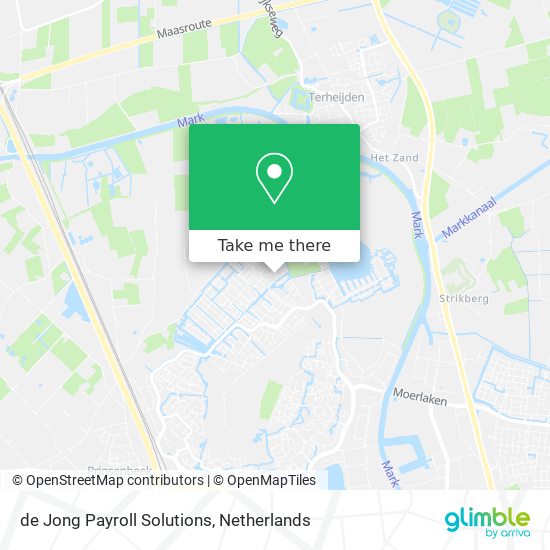 de Jong Payroll Solutions map