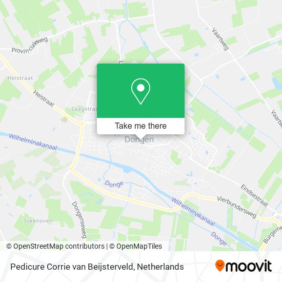 Pedicure Corrie van Beijsterveld map
