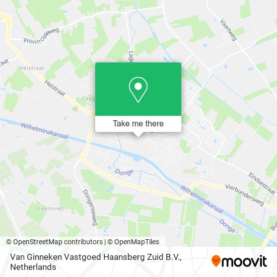 Van Ginneken Vastgoed Haansberg Zuid B.V. Karte