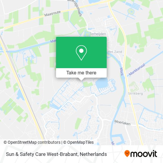 Sun & Safety Care West-Brabant map