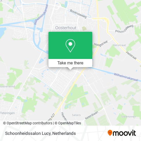 Schoonheidssalon Lucy map