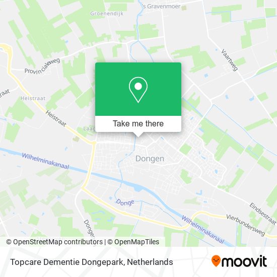 Topcare Dementie Dongepark map