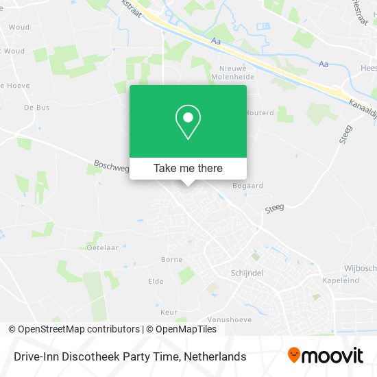 Drive-Inn Discotheek Party Time map