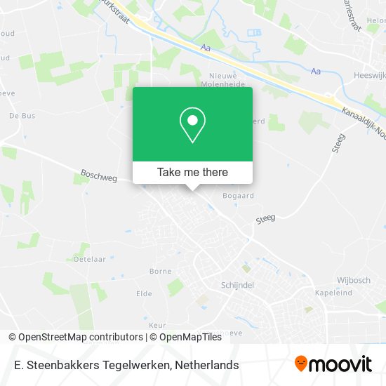 E. Steenbakkers Tegelwerken Karte