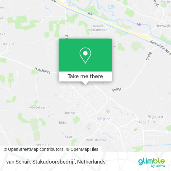 van Schaik Stukadoorsbedrijf map