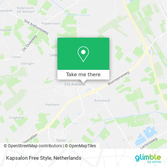 Kapsalon Free Style map