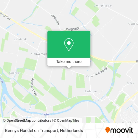 Bennys Handel en Transport map