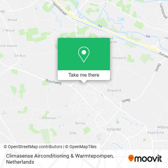 Climasense Airconditioning & Warmtepompen map