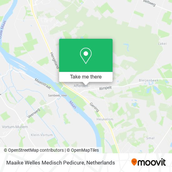 Maaike Welles Medisch Pedicure map