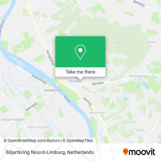 Biljartkring Noord-Limburg Karte