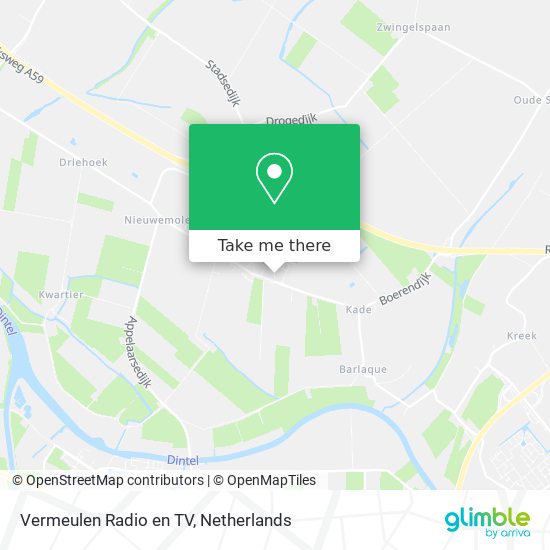 Vermeulen Radio en TV map