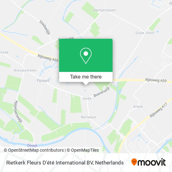 Rietkerk Fleurs D'été International BV map