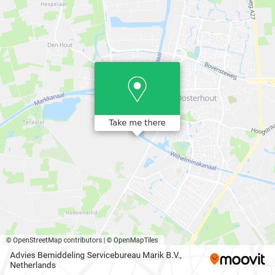 Advies Bemiddeling Servicebureau Marik B.V. map