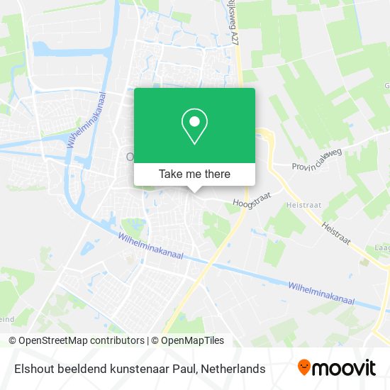 Elshout beeldend kunstenaar Paul map