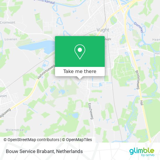 Bouw Service Brabant map