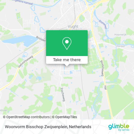 Woonvorm Bisschop Zwijsenplein Karte