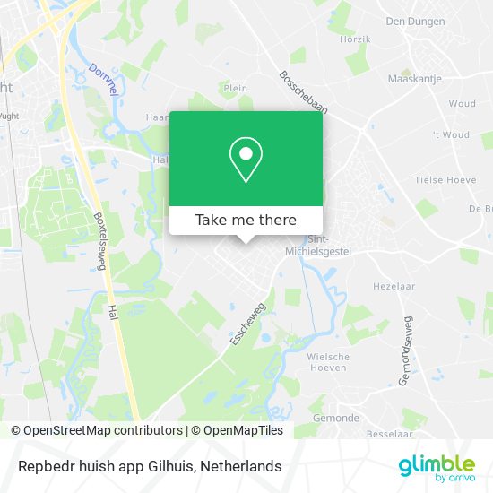 Repbedr huish app Gilhuis map