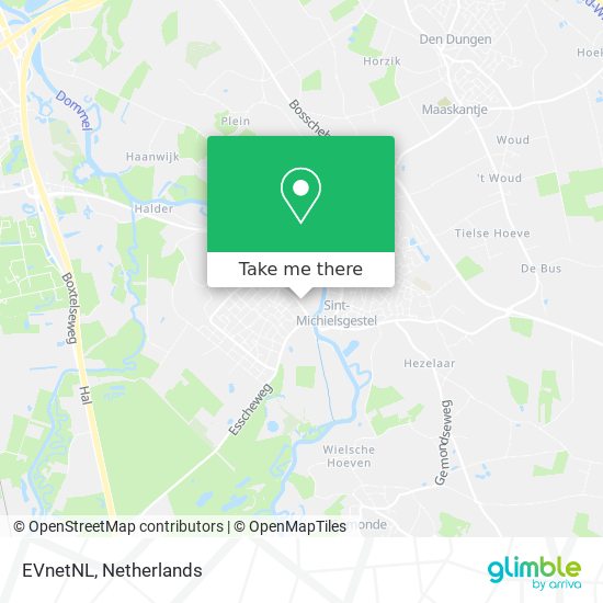 EVnetNL map