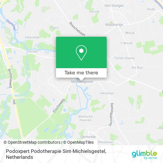 Podoxpert Podotherapie Sint-Michielsgestel Karte