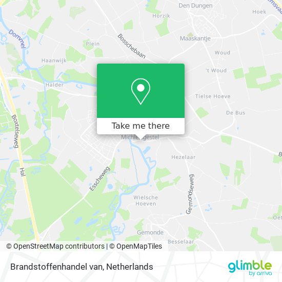 Brandstoffenhandel van map