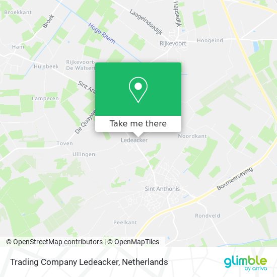 Trading Company Ledeacker map