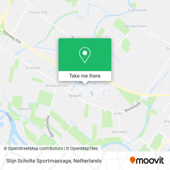 Stijn Scholte Sportmassage map