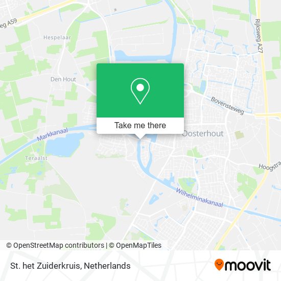 St. het Zuiderkruis map