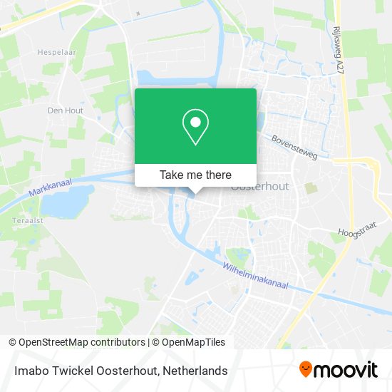 Imabo Twickel Oosterhout map
