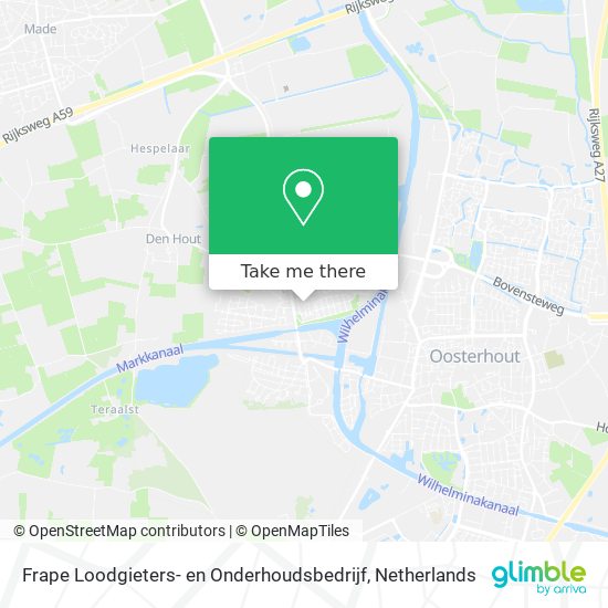 Frape Loodgieters- en Onderhoudsbedrijf map