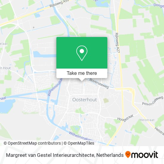 Margreet van Gestel Interieurarchitecte map