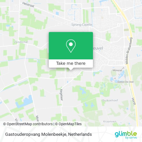 Gastouderopvang Molenbeekje map