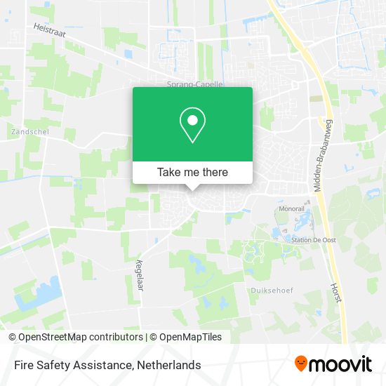 Fire Safety Assistance map