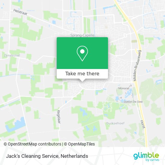 Jack's Cleaning Service map