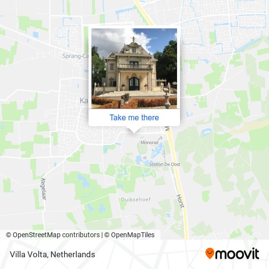 Villa Volta map