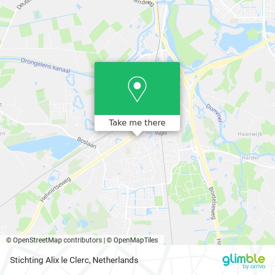 Stichting Alix le Clerc map