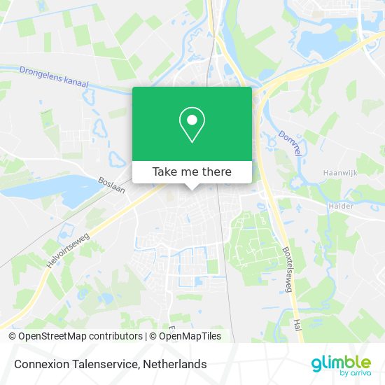 Connexion Talenservice map