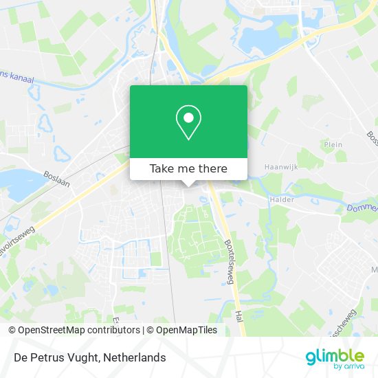 De Petrus Vught Karte