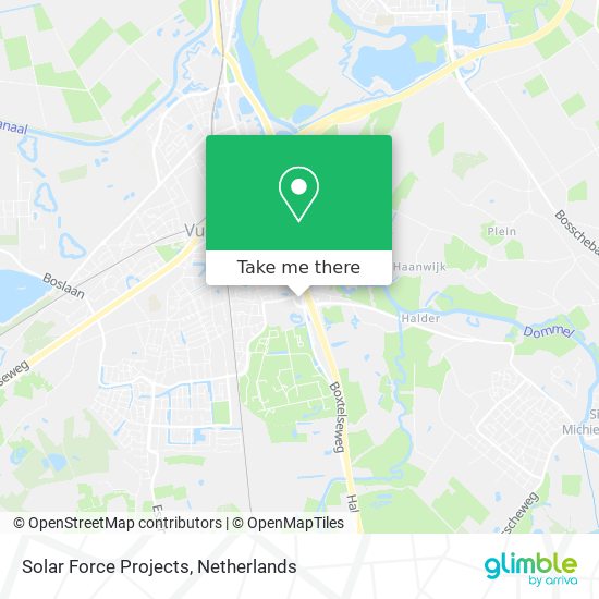 Solar Force Projects map