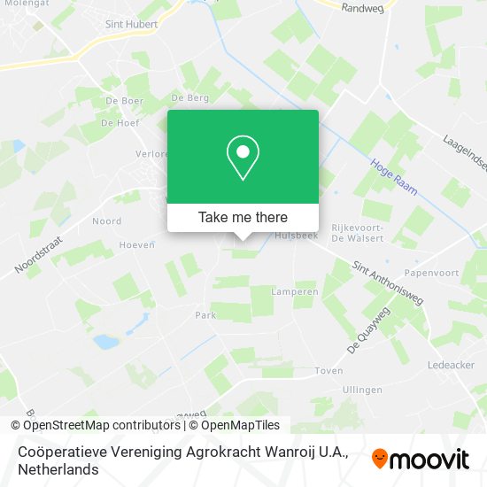 Coöperatieve Vereniging Agrokracht Wanroij U.A. map